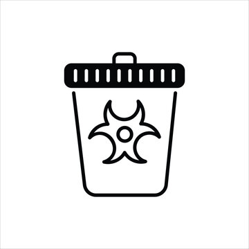 Trash  Icon editable stock vector icon