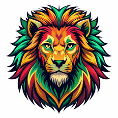 lion, head, tiger, animal, tattoo, vector, wild, cat, 