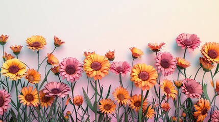 A beautiful flower on background, a natural sight to behold. Colorful and blooming, it's an amazing sight to see. - obrazy, fototapety, plakaty
