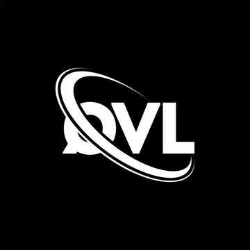 QVL logo. QVL letter. QVL letter logo design. Initials QVL logo linked with circle and uppercase monogram logo. QVL typography for technology, business and real estate brand.