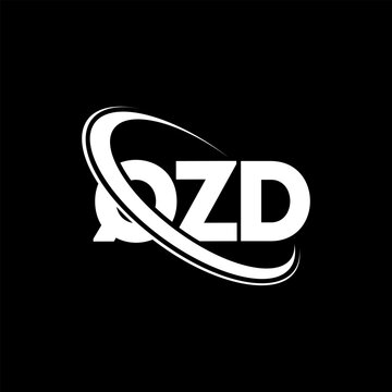 QZD logo. QZD letter. QZD letter logo design. Initials QZD logo linked with circle and uppercase monogram logo. QZD typography for technology, business and real estate brand.