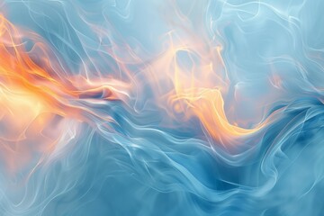 Abstract Blue background with waves