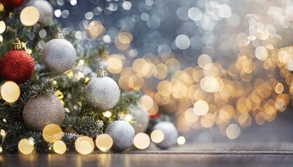 Sparkling Spectacle: Blurred Bokeh Lights of the Christmas Season