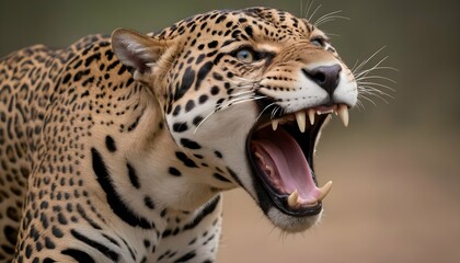 A-Jaguar-Baring-Its-Sharp-Teeth-In-A-Threatening-D- 2