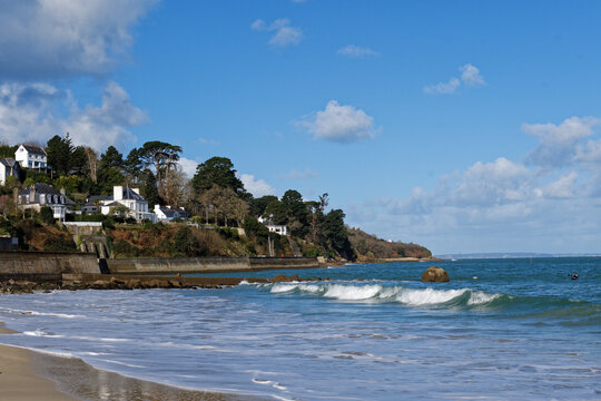 douarnenez, plage des sables blancs