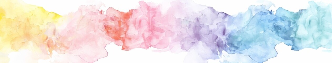Fototapeta premium Multicolored Lines on White Background