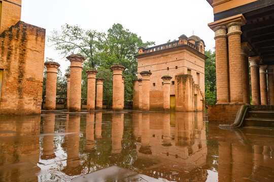 Historical monument of manipur Kangla Fort. Shri Shri Govindajee temple and Citadal  in Imphal,India