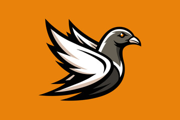 Elevate your brand with a pigeon logo icon vector illustration