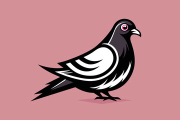 Elevate your brand with a pigeon logo icon vector illustration