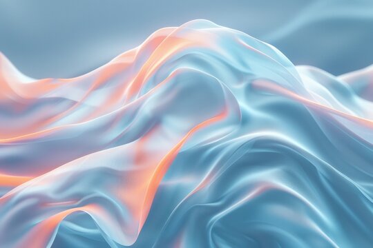 Abstract Blue background with waves