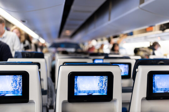 Interior of the airplane.