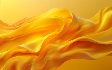 Obraz premium Abstract yellow background with waves