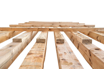 Floor Joists isolated on transparent background