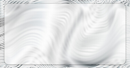 glassmorphism textured faded background. realistic transparent glass plate effect with set of dazzling lines. An Adorable Wavy Line Pattern with Realistic ui ux illustration in futuristic mode
