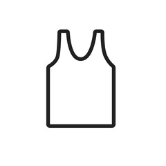 New clothing collection in spring black outline icon pack