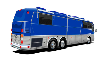 Vintage tour bus © gbart33