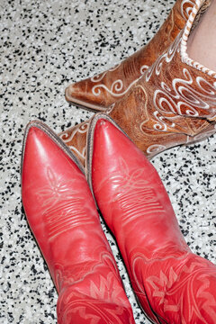 Tasteless Red Cowboy Boots