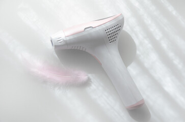 ipl laser epilator, hair removal with light, home gentle way to get rid of unwanted hair.