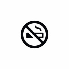 No Smoking Public Sign icon