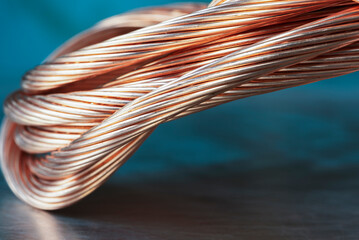 Copper wire cable, raw material energy industry - 777729196