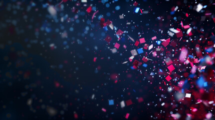 Abstract confetti background with room for copy