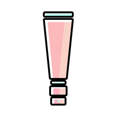 New series of makeup in spring colored icon pack