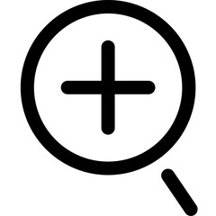 Test website linear black outline icon pack