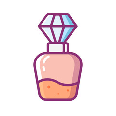 Makeup combination colored icon pack