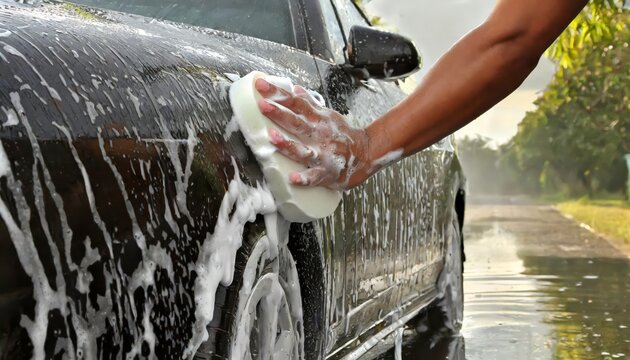 Generated image of car washing