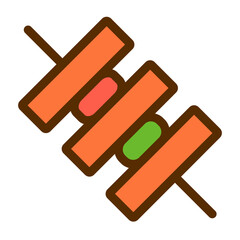 Delicacy colored Icon pack