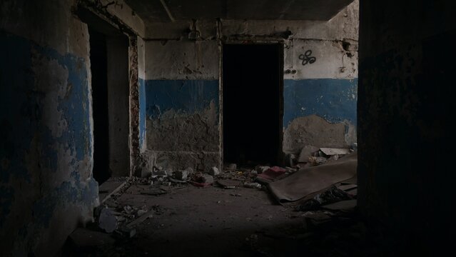 abandoned premises, corridor