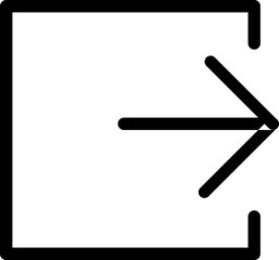 Linear black outline icon pack