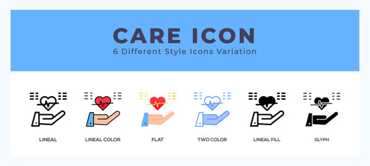 Care icon. high quality icon symbol for web design