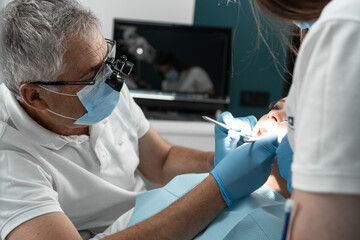 A dental assistant not only supports him in the treatment process, but also takes care of the...