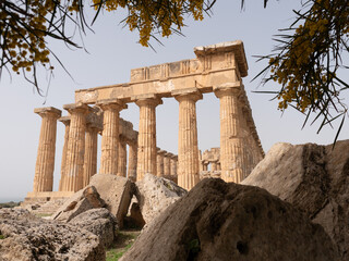 Parco archeologico di Selinunte, in sicilia. 