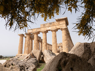 Parco archeologico di Selinunte, in sicilia. 