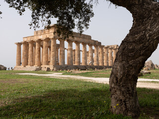 Parco archeologico di Selinunte, in sicilia. 