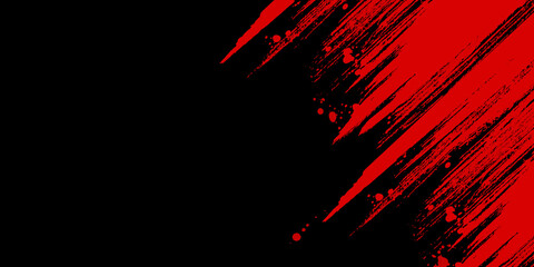 Abstract Rough Red Grunge Texture Design Background Dots black color pattern halftone gradient grunge texture background