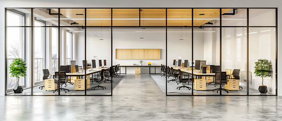 Elegant Office Space: A Modern Take on Business Decor with Stylish Furniture and Inviting Atmospheres