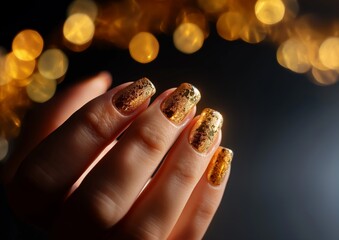 Golden Manicure