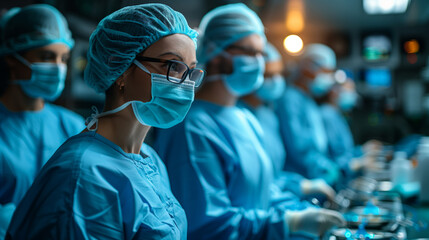 Medical Professionals in Surgical Setting