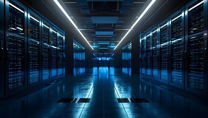 Fototapeta premium Cybersecurtiy, Data Protection, Business, Generative AI