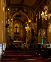 Internal view of the Sacred Heart of Jesus Church