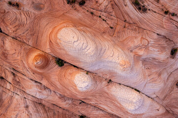 Sandstone Rock Formations In Desert, Utah