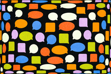 Colorful Group Chat Illustration