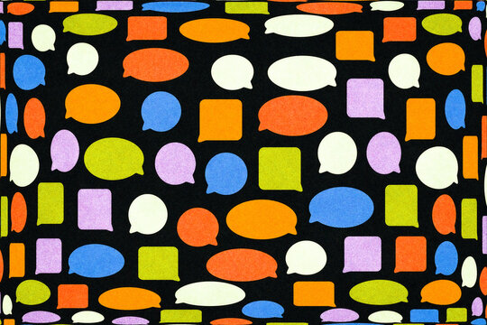 Colorful Group Chat Illustration