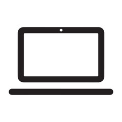 laptop vector icon graphic logo design