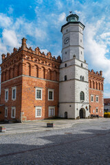 Old town of Sandomierz town at spring time. - 777762979