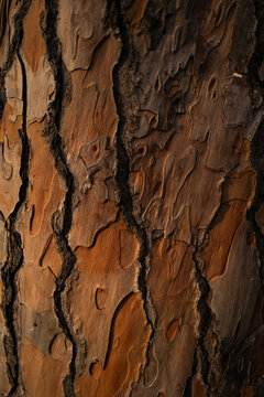 Close-up of pine bark