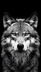 Obraz premium wolf head portrait